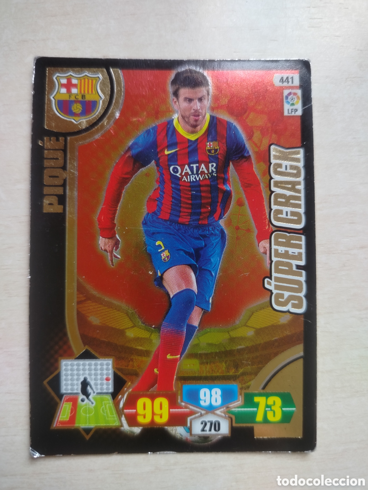Fu&szlig;ball-Sticker: PIQUE 441 SUPER CRACK ADRENALYN 2013 2014 13 14