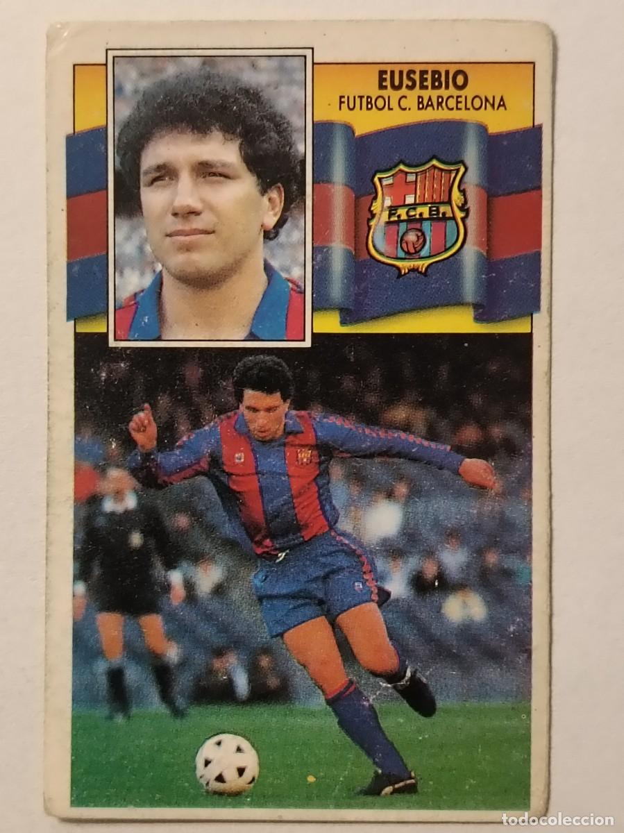 Football Stickers: EUSEBIO F.C. BARCELONA LIGA 90/91 ESTE