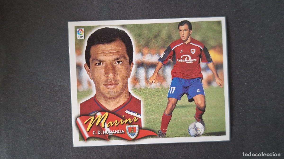 Figurine di Calcio: L4 MARINI C. D. NUMANCIA COLOCA LIGA ESTE 2000 2001 00 01 NUNCA PEGADO SIN PEGAR