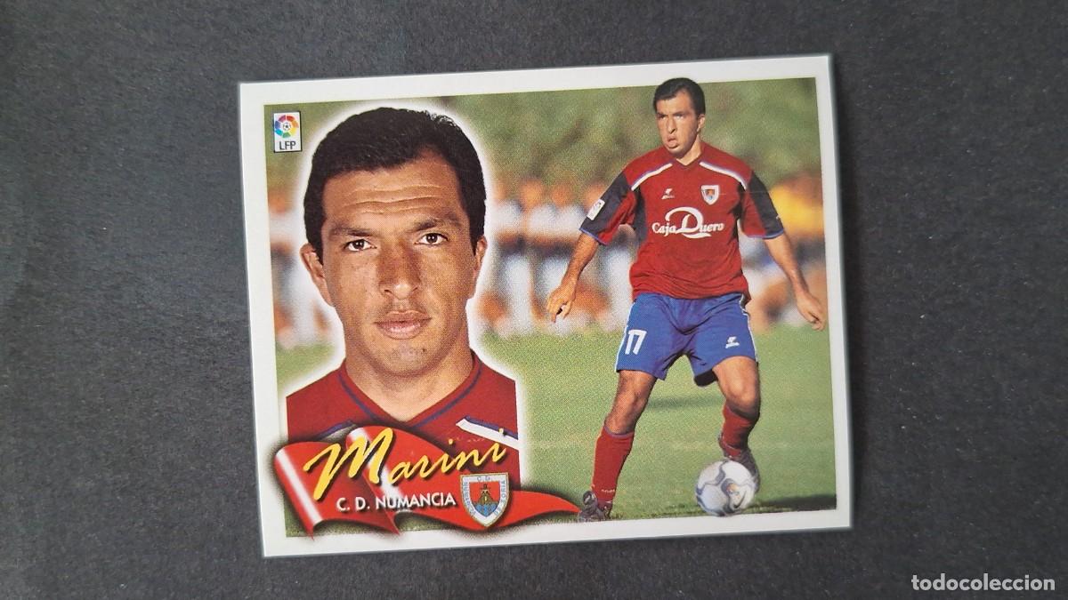 Cromos de Futebol: L4 MARINI C. D. NUMANCIA COLOCA LIGA ESTE 2000 2001 00 01 NUNCA PEGADO SIN PEGAR