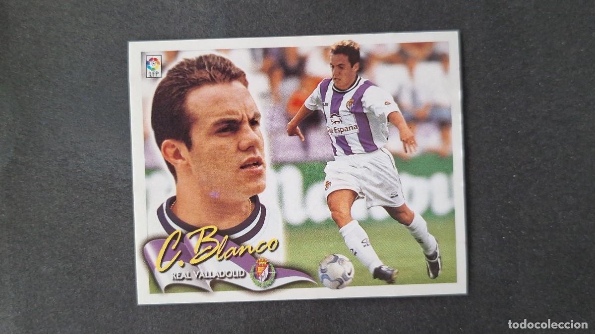 Cromos de F&uacute;tbol: L4 C. BLANCO REAL VALLADOLID COLOCA LIGA ESTE 2000 2001 00 01 NUNCA PEGADO SIN PEGAR