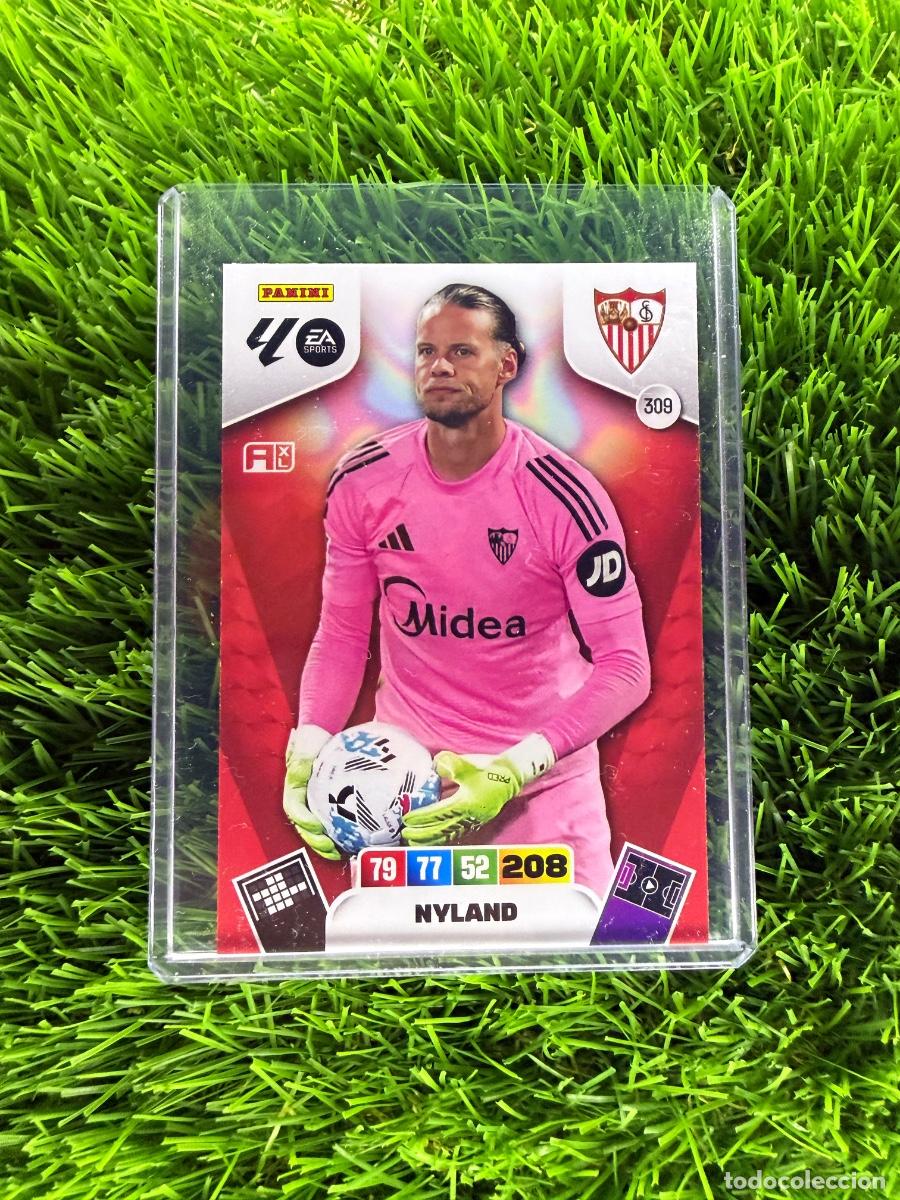 Cromos de f&uacute;tbol: N&ordm; 309 Nyland Sevilla FC Adrenalyn XL 25 26