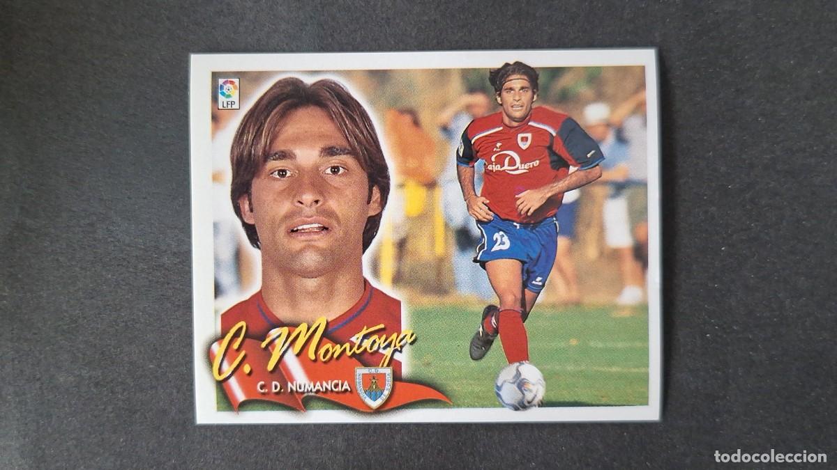 Cromos de Futebol: L4 CURRO MONTOYA C. D. NUMANCIA FICHAJE 24 LIGA ESTE 2000 2001 00 01 NUNCA PEGADO SIN PEGAR