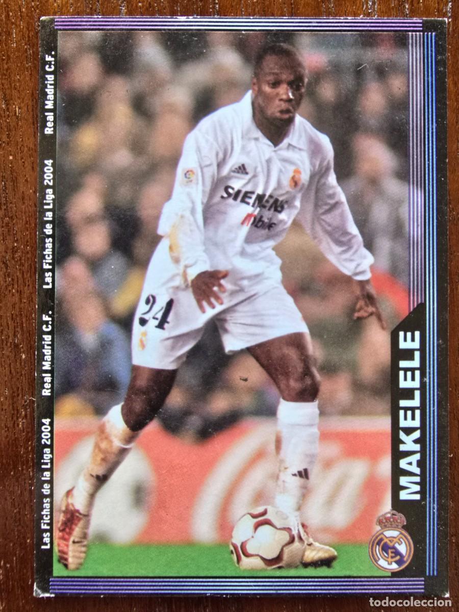 Fu&szlig;ball-Sticker: Cromo Futbol.Fichas Liga 2004.Num 12.Makelele Real Madrid.Mundicromo