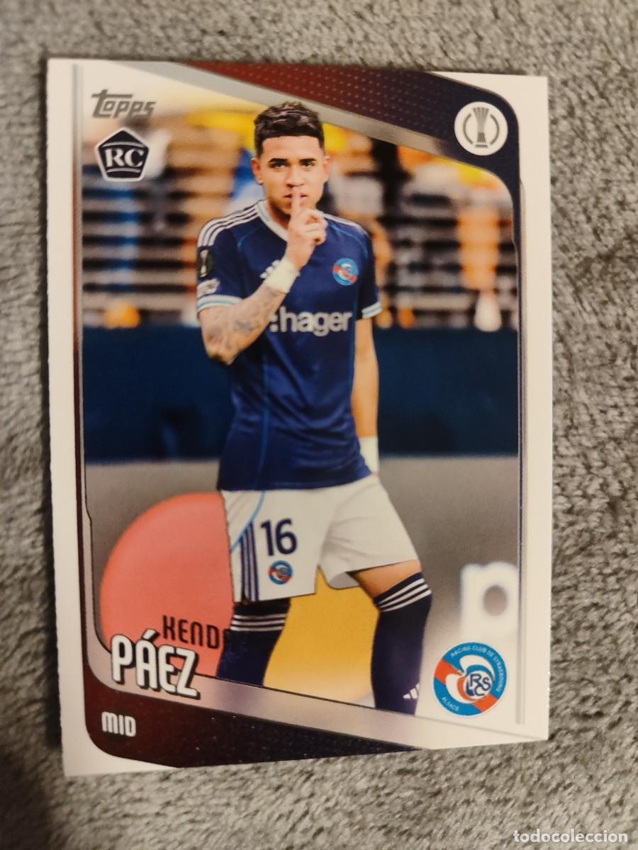 Fu&szlig;ball-Sticker: 29 KENDRY P&Aacute;EZ RC ROOKIE CARD STRASBOURG UCC FLAGSHIP 2025 26 TOPPS 25 2026 CHAMPIONS LEAGUE