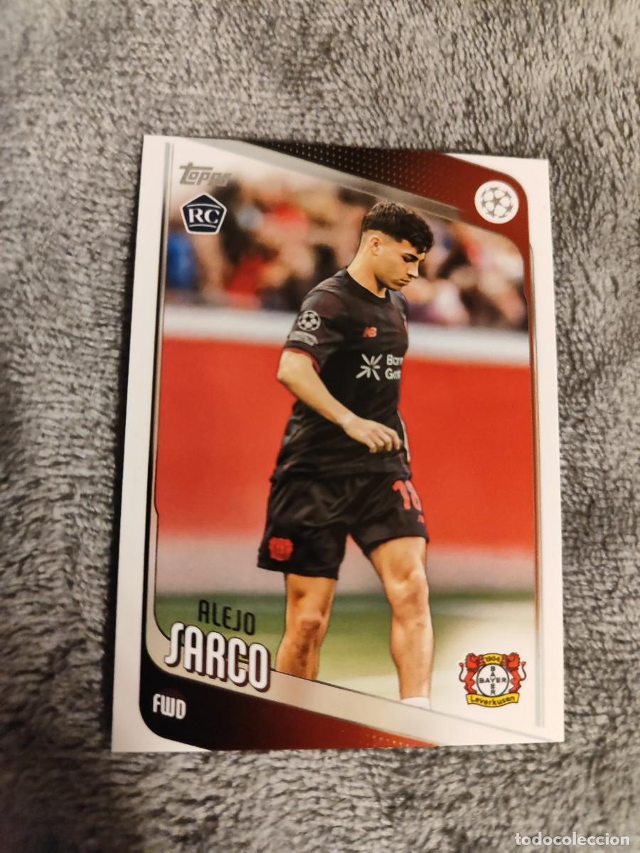 Fu&szlig;ball-Sticker: 44 ALEJO SARCO BAYER 04 LEVERKUSEN RC ROOKIE CARD UCC FLAGSHIP 2025 26 TOPPS 25 2026 CHAMPIONS LEAGU