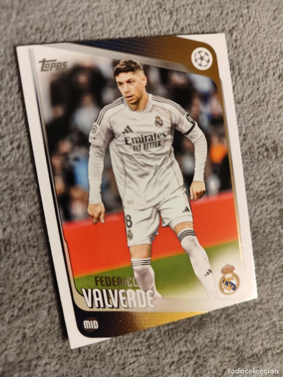 Fu&szlig;ball-Sticker: 65 FEDERICO VALVERDE REAL MADRID C.F. UCC FLAGSHIP 2025 26 TOPPS 25 2026 CHAMPIONS LEAGUE