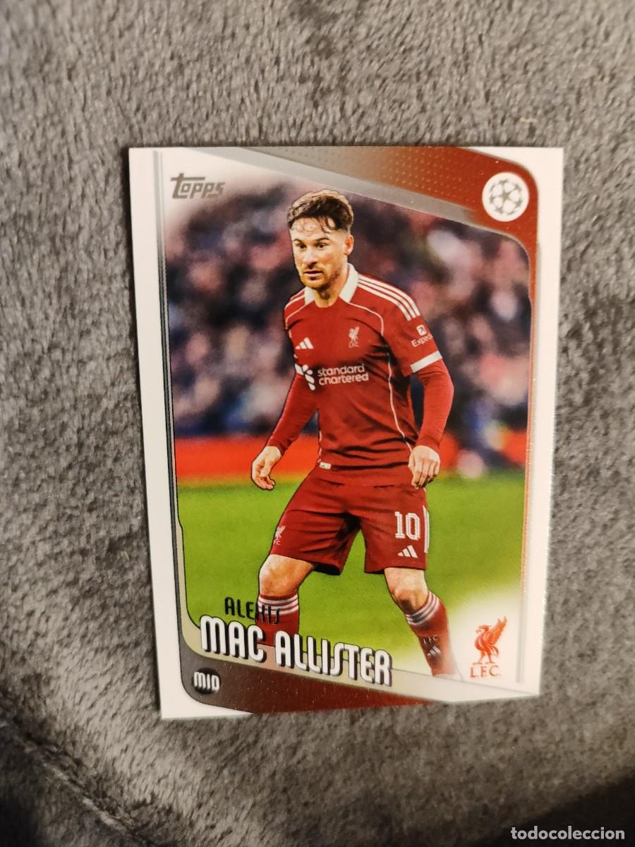 Figurine di Calcio: 67 ALEXIS MAC ALLISTER LIVERPOOL FC UCC FLAGSHIP 2025 26 TOPPS 25 2026 CHAMPIONS LEAGUE