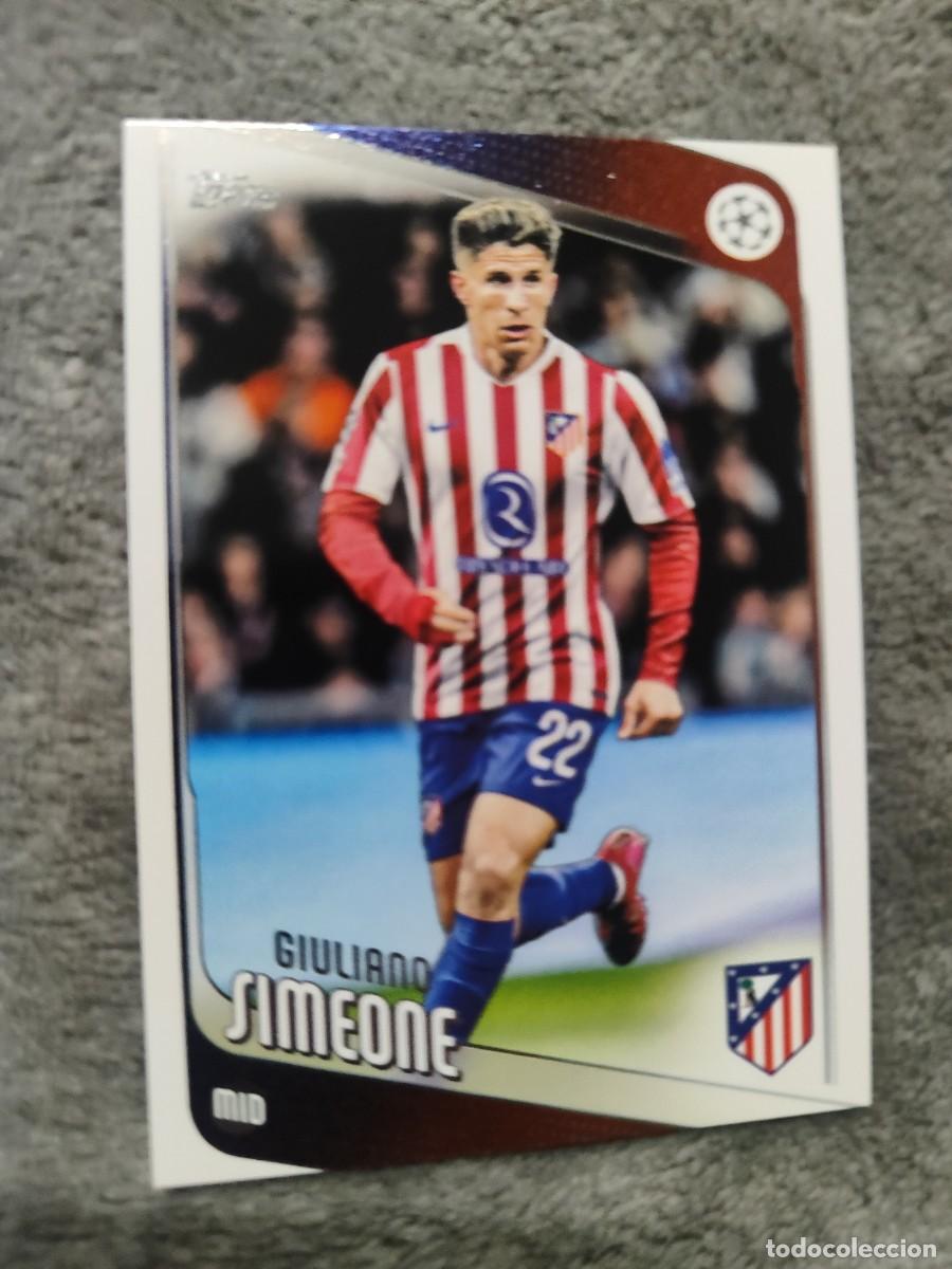 Figurine di Calcio: 100 GIULIANO SIMEONE ATL&Eacute;TICO DE MADRID UCC FLAGSHIP 2025 26 TOPPS 25 2026 CHAMPIONS LEAGUE