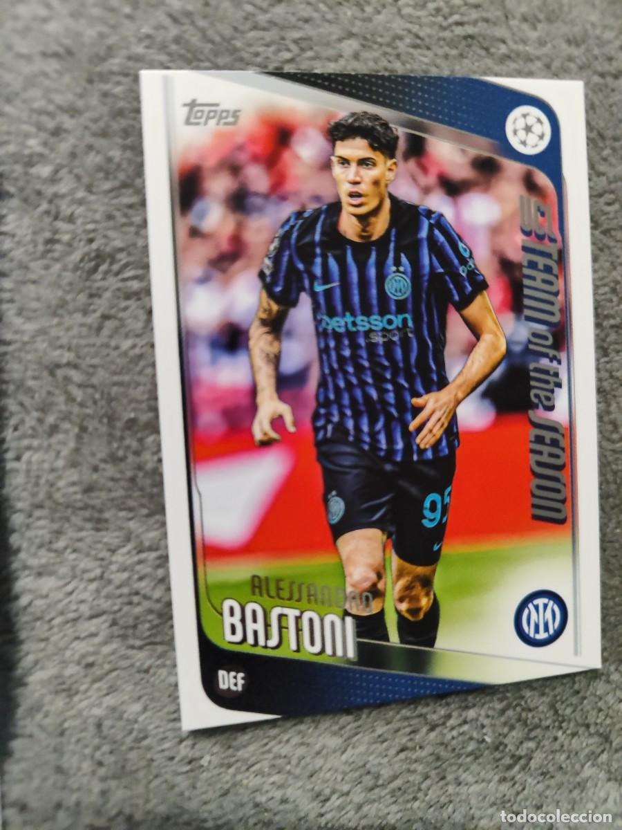 Cromos de F&uacute;tbol: 143 ALESSANDRO BASTONI FC INTERNAZIONALE MILANO UCC FLAGSHIP 2025 26 TOPPS 25 2026 CHAMPIONS LEAGUE