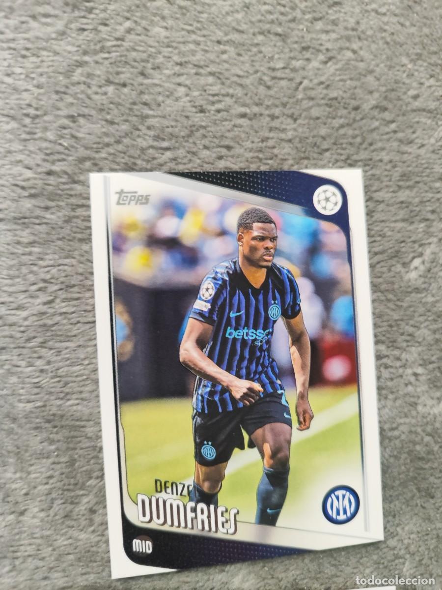 Figurine di Calcio: 145 DENZEL DUMFRIES FC INTERNAZIONALE MILANO UCC FLAGSHIP 2025 26 TOPPS 25 2026 CHAMPIONS LEAGUE