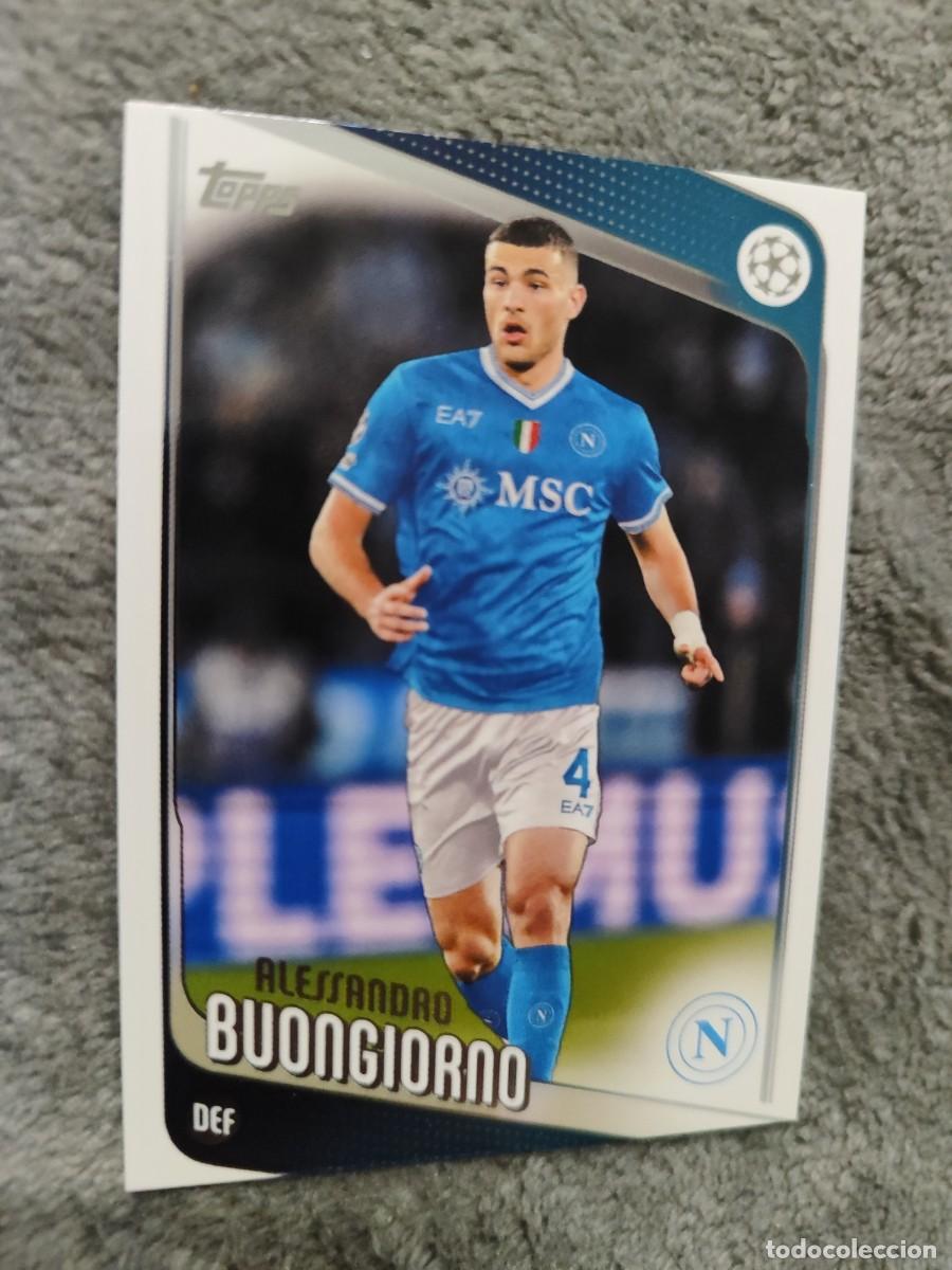 Cromos de f&uacute;tbol: 171 ALESSANDRO BUONGIORNO SSC NAPOLI UCC FLAGSHIP 2025 26 TOPPS 25 2026 CHAMPIONS LEAGUE
