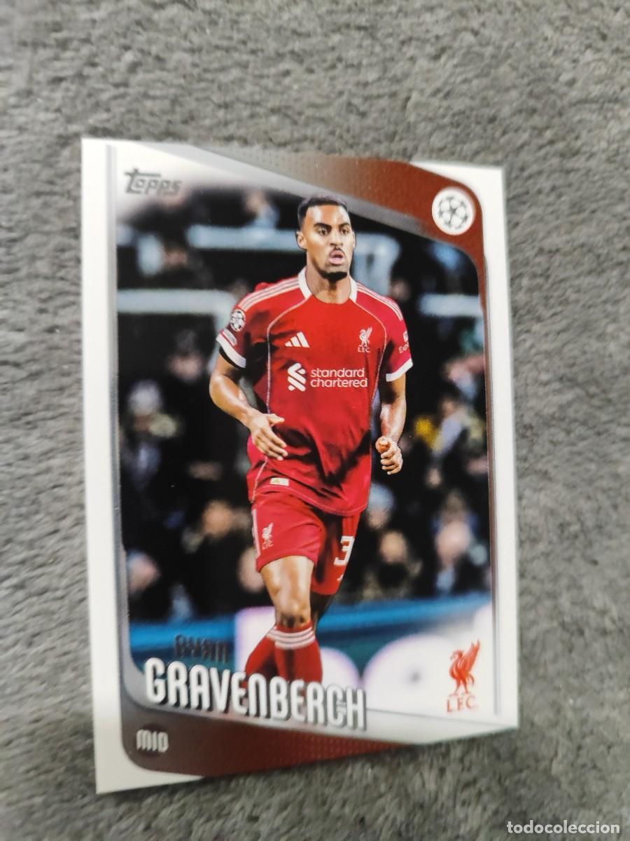 Fu&szlig;ball-Sticker: 193 RYAN GRAVENBERCH LIVERPOOL FC UCC FLAGSHIP 2025 26 TOPPS 25 2026 CHAMPIONS LEAGUE