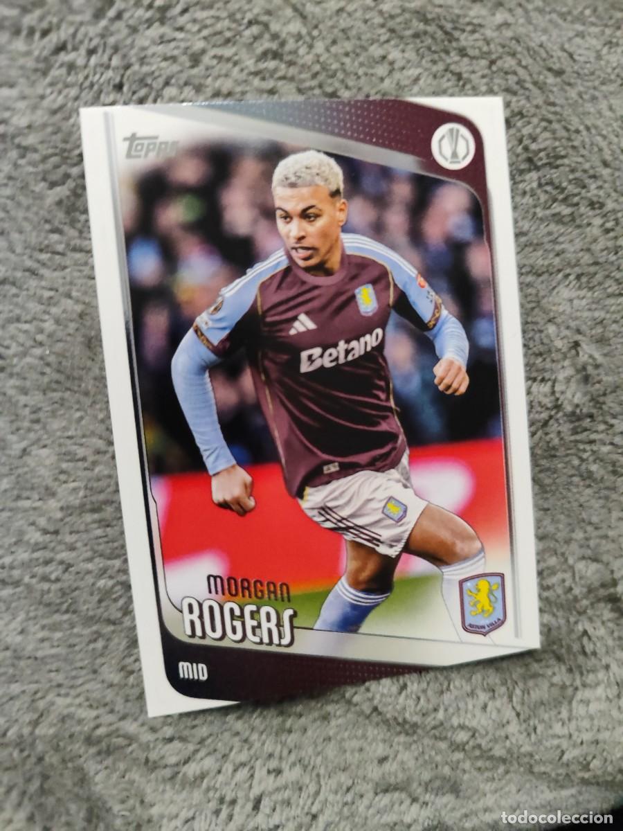 Cromos de f&uacute;tbol: 197 MORGAN ROGERS ASTON VILLA UCC FLAGSHIP 2025 26 TOPPS 25 2026 CHAMPIONS LEAGUE