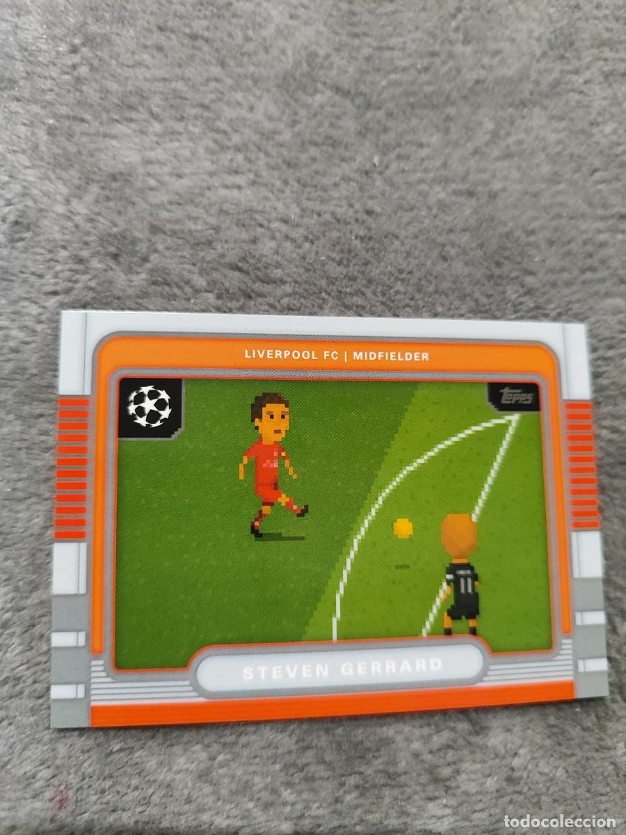 Figurine di Calcio: 8B-4 STEVEN GERRARD LIVERPOOL FC 8 BIT UCC FLAGSHIP 2025 26 TOPPS 25 2026 CHAMPIONS LEAGUE