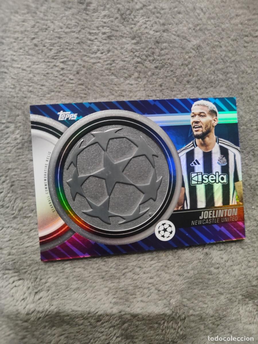 Cromos de f&uacute;tbol: SCR-J JOELINTON NEWCASTLE UCC FLAGSHIP 2025 26 TOPPS RELIC CARD STARBALL 25 2026 CHAMPIONS LEAGUE