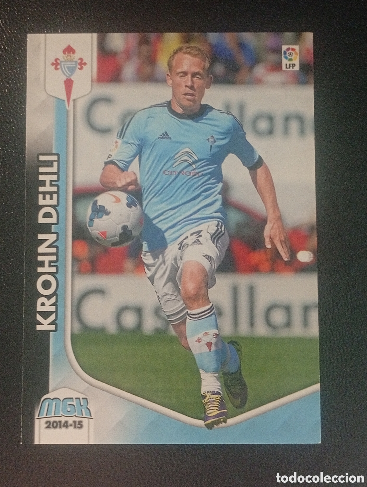 Fu&szlig;ball-Sticker: 84 KROHN DEHLI CELTA DE VIGO MEGACRACKS 2014 2015 14 15 CROMOS CARDS PANINI ADRENALYN TOPPS
