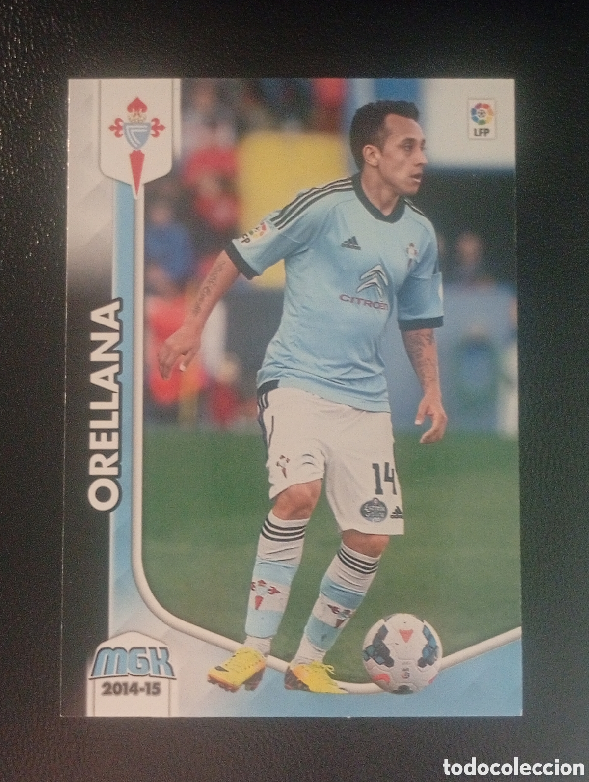 Figurine di Calcio: 87 ORELLANA CELTA DE VIGO MEGACRACKS 2014 2015 14 15 CROMOS CARDS PANINI ADRENALYN TOPPS