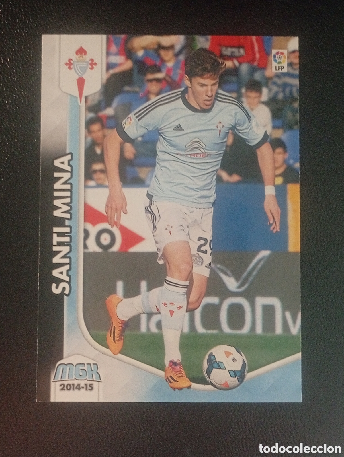 Figurine di Calcio: 89 SANTI MINA CELTA DE VIGO MEGACRACKS 2014 2015 14 15 CROMOS CARDS PANINI ADRENALYN TOPPS