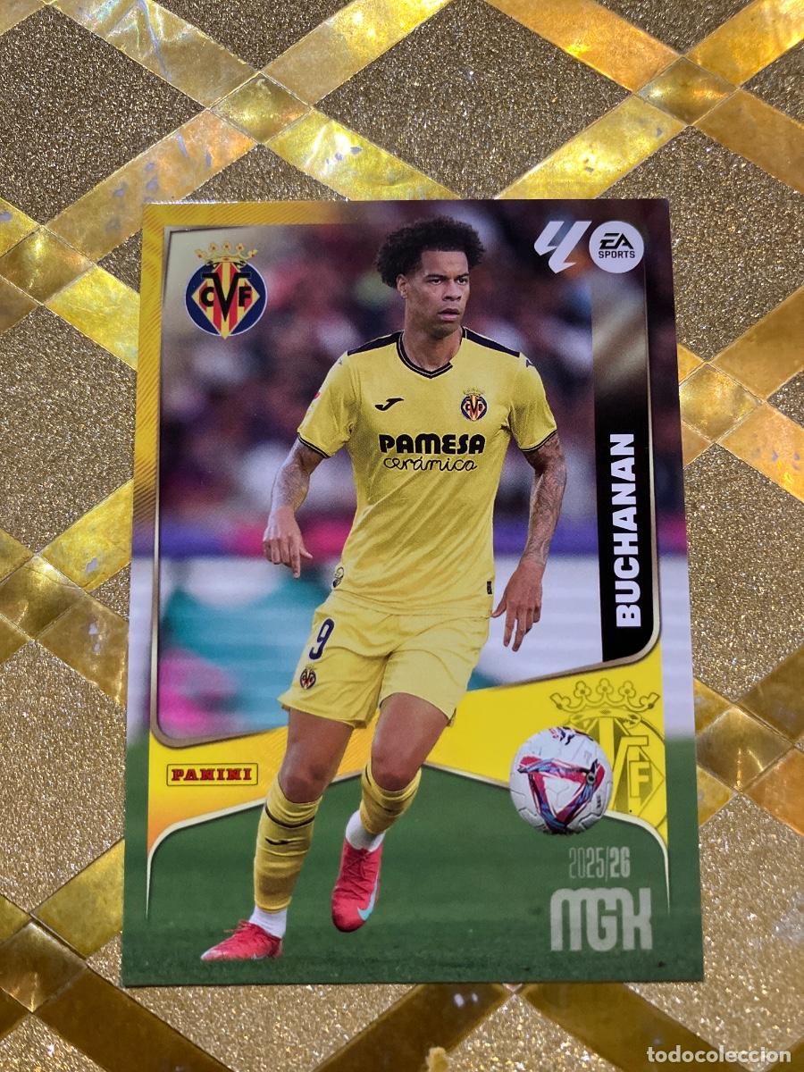 Fu&szlig;ball-Sticker: CROMO DE FUTBOL NUMERO 373 BUCHANAN VILLARREAL MEGACRACKS 2025 2026 MGK PANINI !
