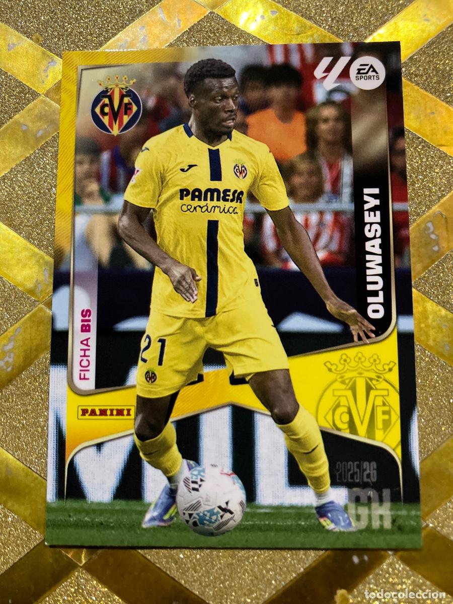 Figurine di Calcio: CROMO DE FUTBOL NUMERO BIS 377 OLUWASEYI VILLARREAL MEGACRACKS 2025 2026 MGK PANINI !