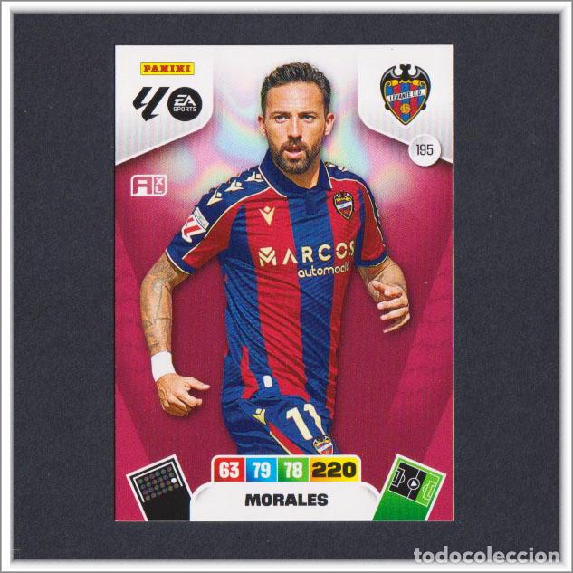 Fu&szlig;ball-Sticker: ADRENALYN XL 2025 2026 25 26 PANINI MORALES 195 LEVANTE LIGA COLECCI&Oacute;N ALBUM F&Uacute;TBOL