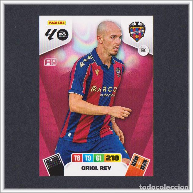 Fu&szlig;ball-Sticker: ADRENALYN XL 2025 2026 25 26 PANINI ORIOL REY 190 LEVANTE LIGA COLECCI&Oacute;N ALBUM F&Uacute;TBOL