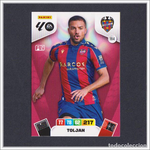 Figurine di Calcio: ADRENALYN XL 2025 2026 25 26 PANINI TOLJAN 184 LEVANTE LIGA COLECCI&Oacute;N ALBUM F&Uacute;TBOL