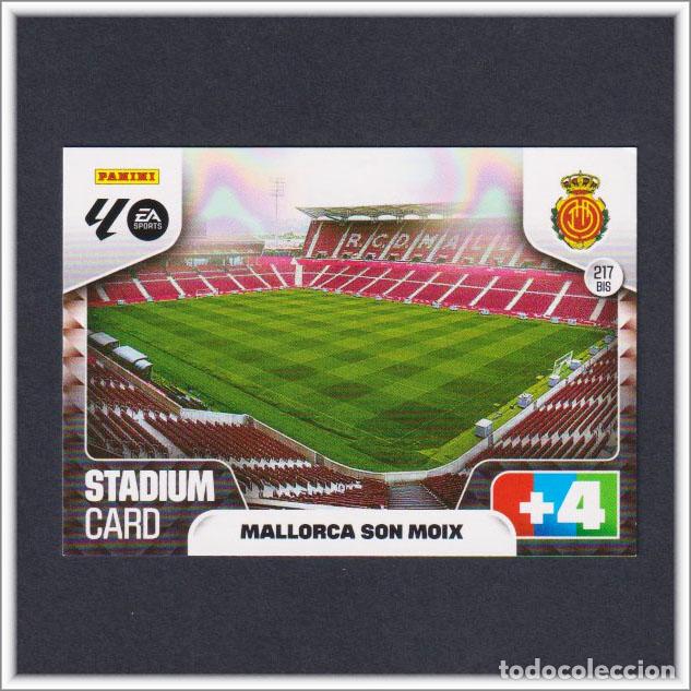 Fu&szlig;ball-Sticker: ADRENALYN XL 2025 2026 25 26 PANINI ESTADIO SON MOIX 217 BIS MALLORCA LIGA COLECCI&Oacute;N ALBUM