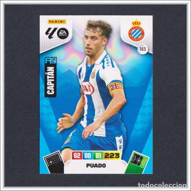Fu&szlig;ball-Sticker: ADRENALYN XL 2025 2026 25 26 PANINI PUADO 143 ESPANYOL LIGA COLECCI&Oacute;N ALBUM F&Uacute;TBOL