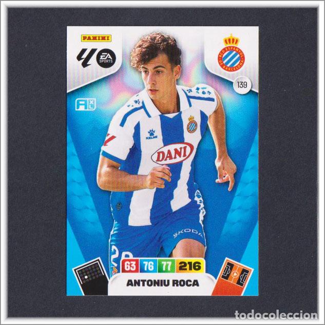 Fu&szlig;ball-Sticker: ADRENALYN XL 2025 2026 25 26 PANINI ANTONIU ROCA 139 ESPANYOL LIGA COLECCI&Oacute;N ALBUM F&Uacute;TBOL