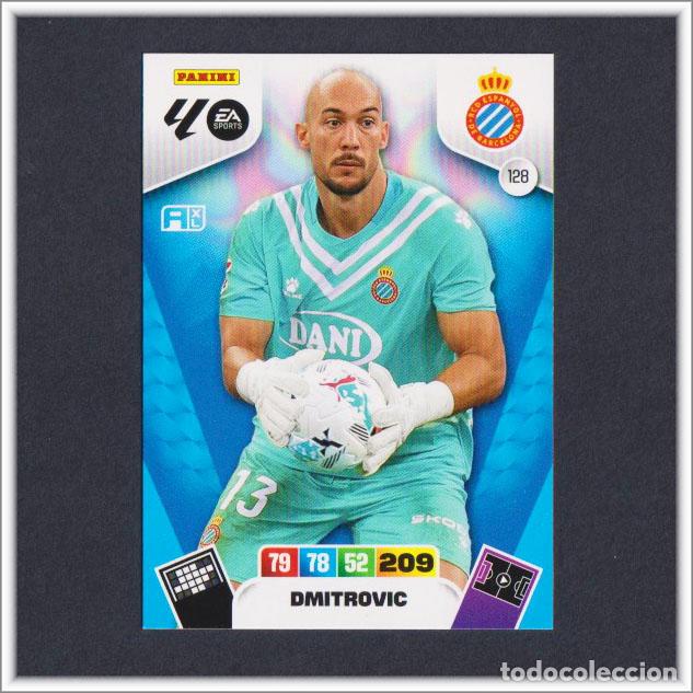 Fu&szlig;ball-Sticker: ADRENALYN XL 2025 2026 25 26 PANINI DMITROVIC 128 ESPANYOL LIGA COLECCI&Oacute;N ALBUM F&Uacute;TBOL