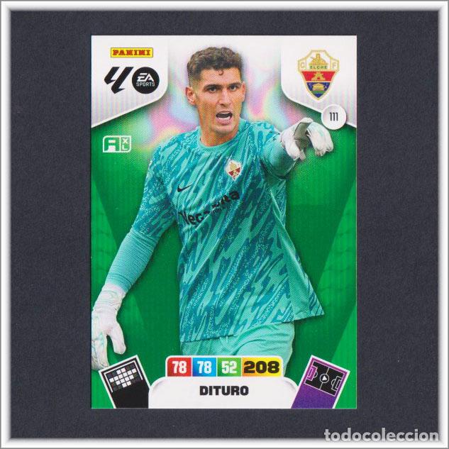 Cromos de Futebol: ADRENALYN XL 2025 2026 25 26 PANINI DITURO 111 ELCHE LIGA COLECCI&Oacute;N ALBUM F&Uacute;TBOL