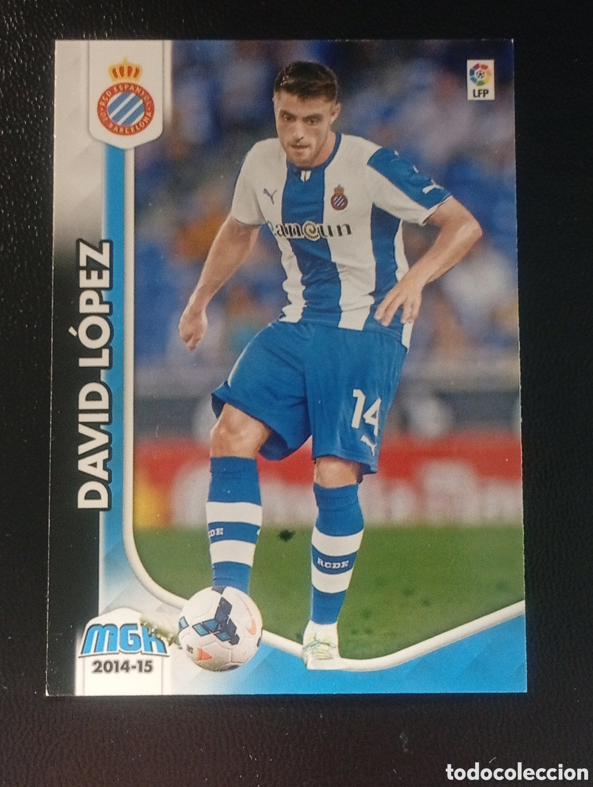 Fu&szlig;ball-Sticker: 172 DAVID LOPEZ ESPANYOL MEGACRACKS 2014 2015 14 15 CROMOS CARDS PANINI ADRENALYN TOPPS