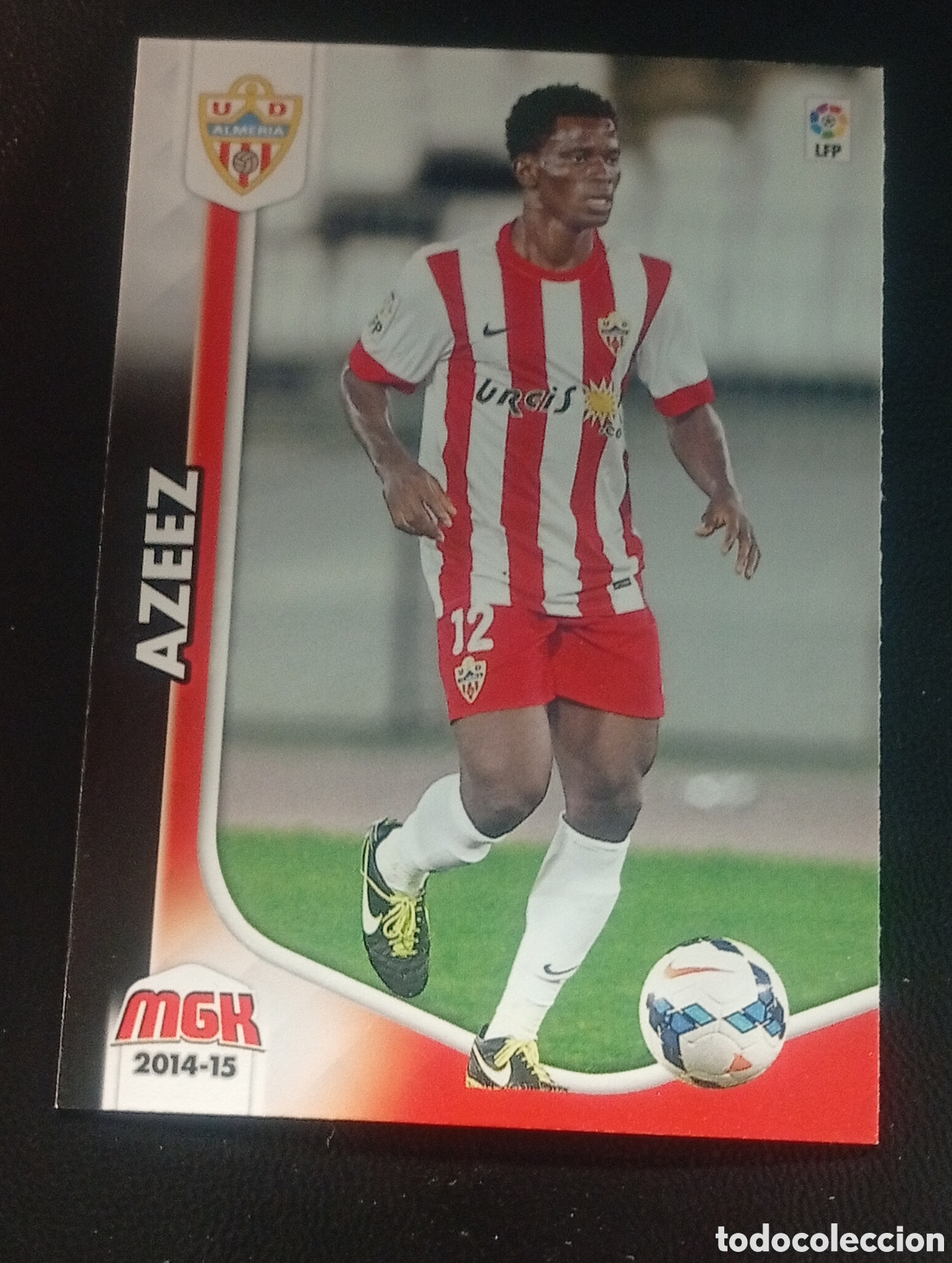 Figurine di Calcio: 10 AZEEZ ALMERIA MEGACRACKS 2014 2015 14 15 CROMOS CARDS PANINI ADRENALYN TOPPS