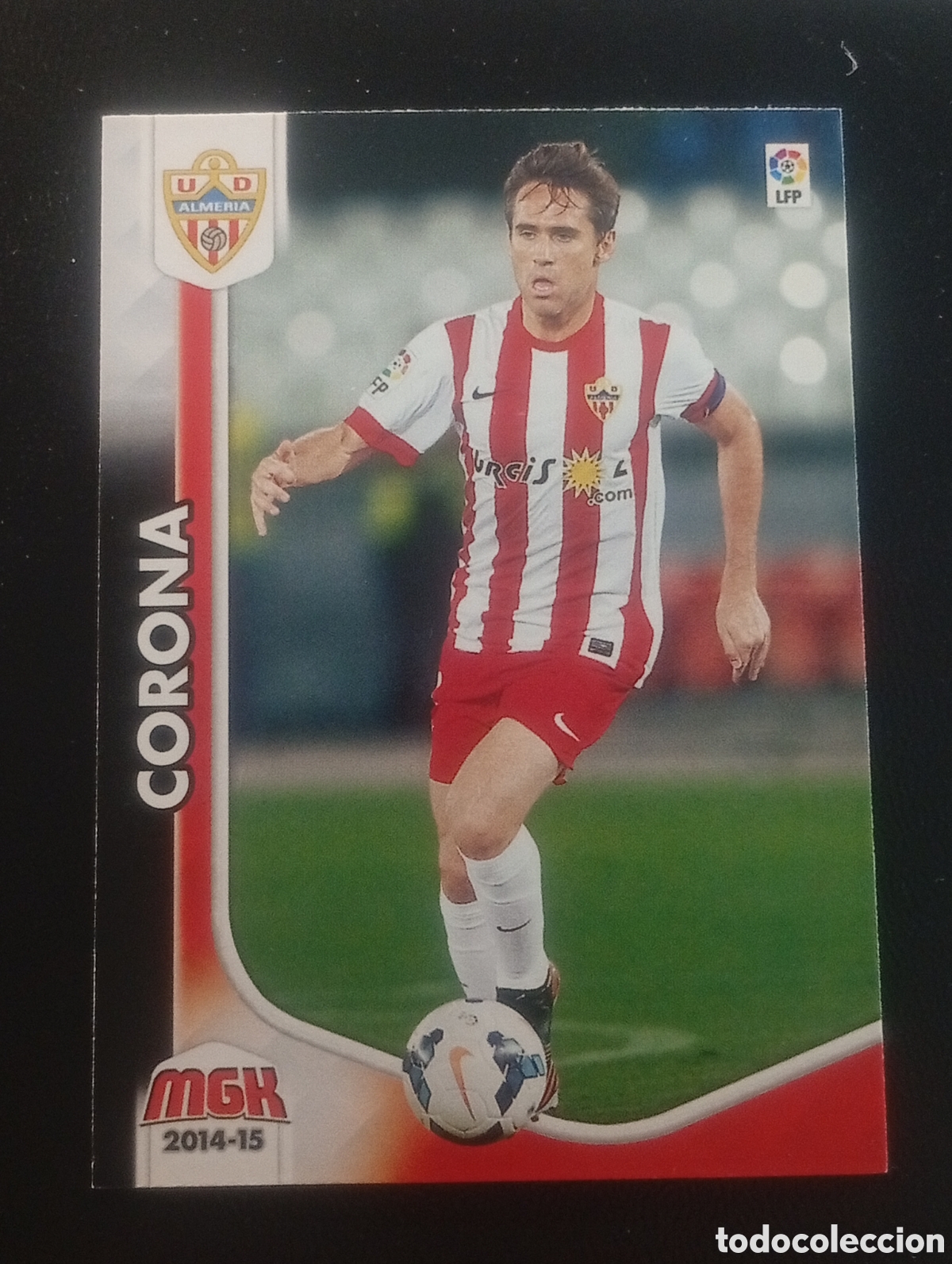 Fu&szlig;ball-Sticker: 12 CORONA ALMERIA MEGACRACKS 2014 2015 14 15 CROMOS CARDS PANINI ADRENALYN TOPPS