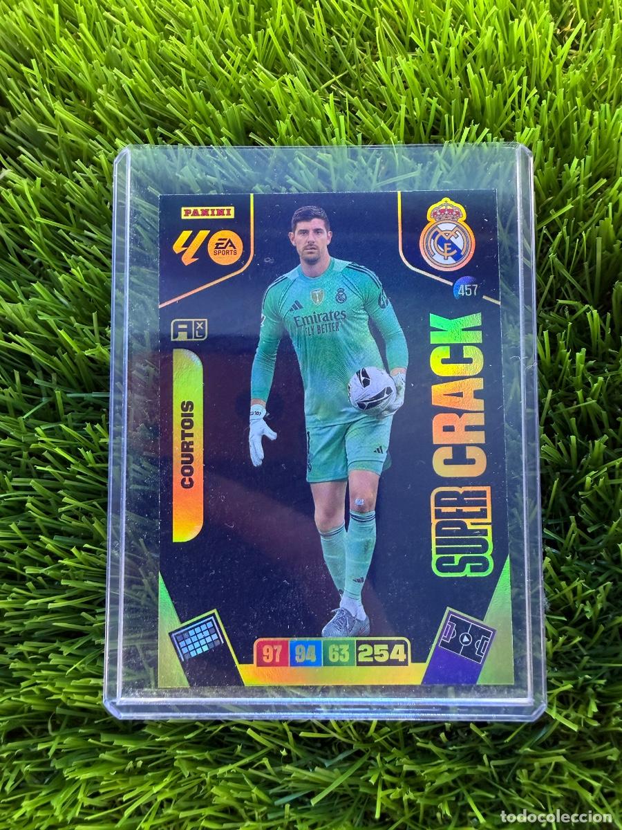 Cromos de F&uacute;tbol: N&ordm; 457 Courtois S&uacute;per Crack Real Madrid CF Adrenalyn XL 25 26