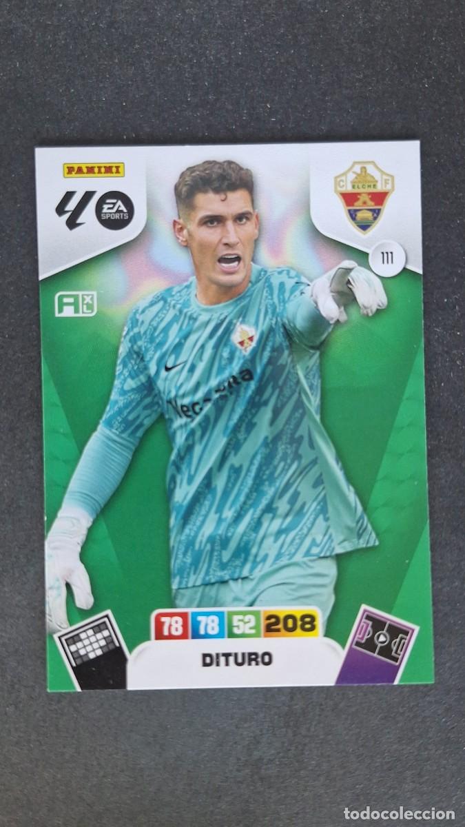 Fu&szlig;ball-Sticker: L1 DITURO ELCHE C. F. 111 ADRENALYN XL LIGA 2025/2026 25 26 PANINI
