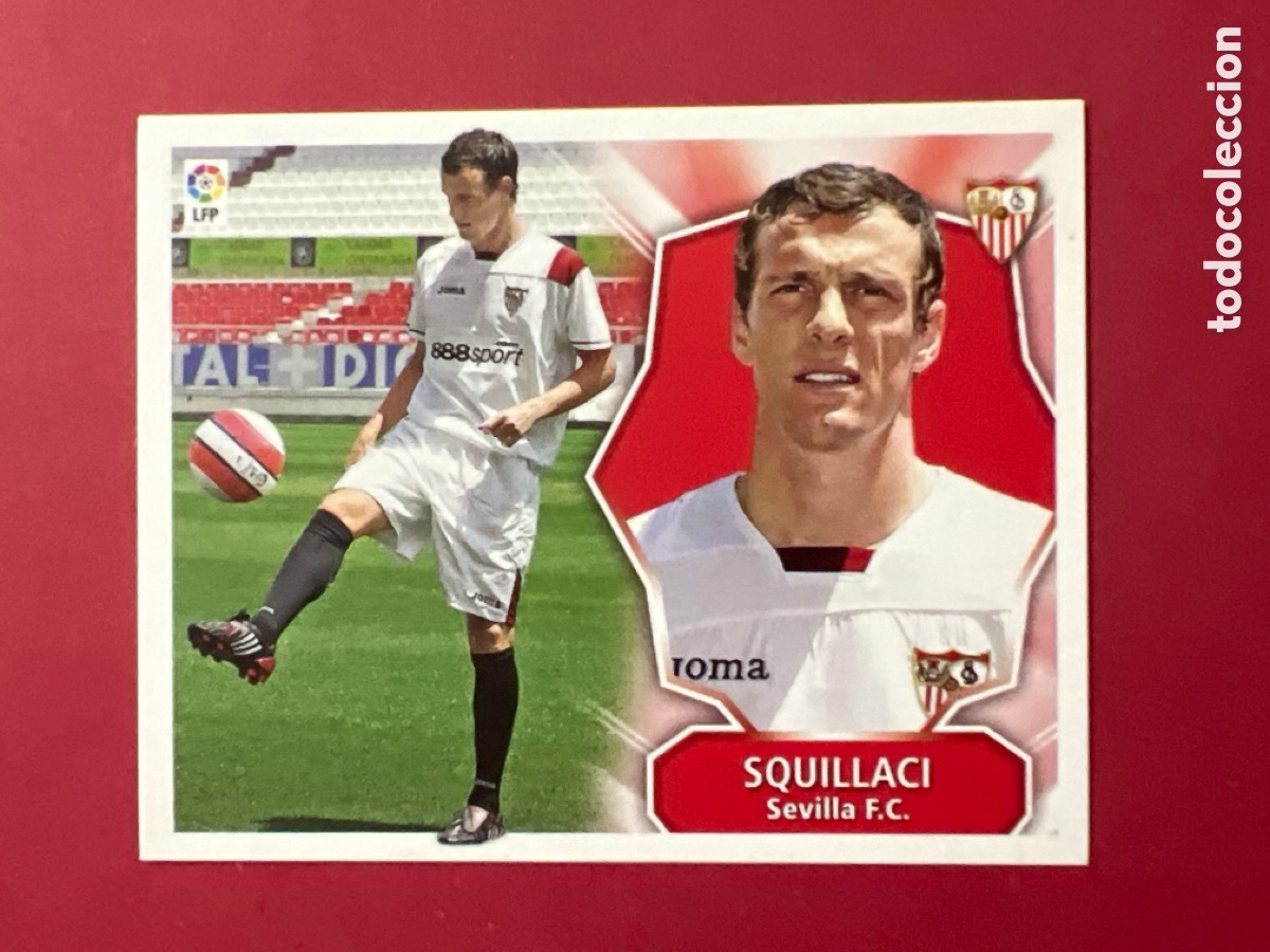 Figurine di Calcio: C21E. Liga Este 2008-2009 2008-09 08-09 Ultimo Fichaje U. F. N&ordm; 10 Squillaci Nunca pegado