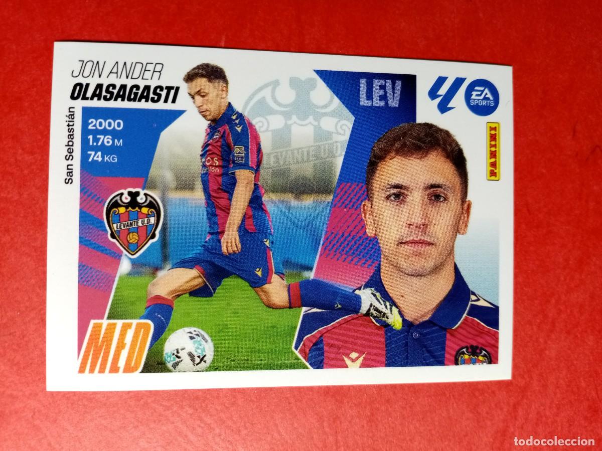 Cromos de F&uacute;tbol: N&ordm; 14 JON ANDER OLASAGASTI, LEVANTE UD, LIGA ESTE 2025 2026 25 26 PANINI
