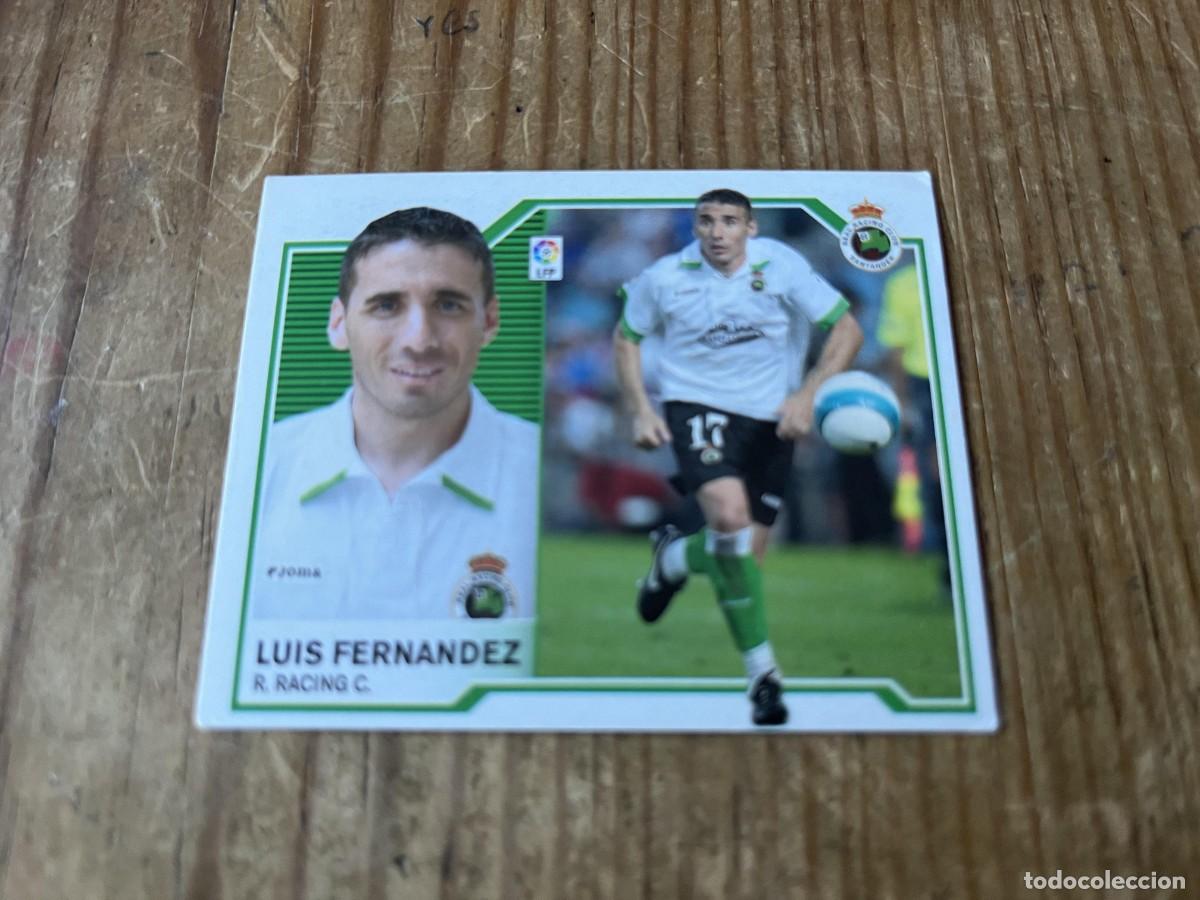 Football Stickers: CROMO SIN PEGAR NUNCA PEGADO ALBUM LIGA ESTE 07 08 2007 2008 RACING SANTANDER LUIS FERNANDEZ