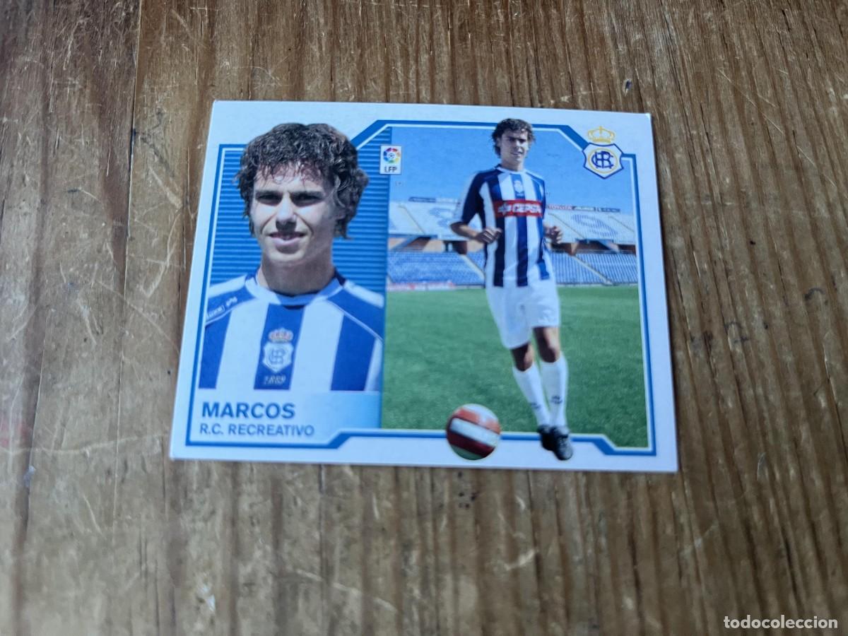 Figurine di Calcio: CROMO SIN PEGAR NUNCA PEGADO ALBUM LIGA ESTE 07 08 2007 2008 RECREATIVO HUELVA MARCOS
