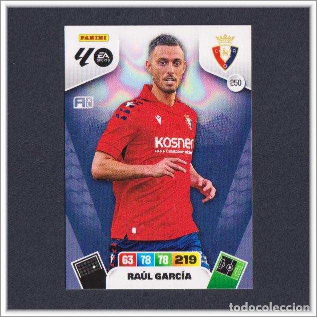 Fu&szlig;ball-Sticker: ADRENALYN XL 2025 2026 25 26 PANINI RAUL GARC&Iacute;A 250 OSASUNA LIGA COLECCI&Oacute;N ALBUM F&Uacute;TBOL