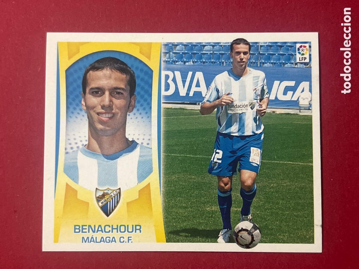 Cromos de f&uacute;tbol: C166. BENACHOUR n&ordm; 12 B COLOCA MALAGA CROMO LIGA ESTE 2009 2010 NUEVO SIN PEGAR 09 10
