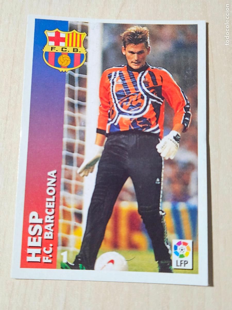 Football Stickers: FICHA N&ordm; 1 HESP - CHUPA CHUPS 1998-1999, 98-99 - BARCELONA - NUEVO