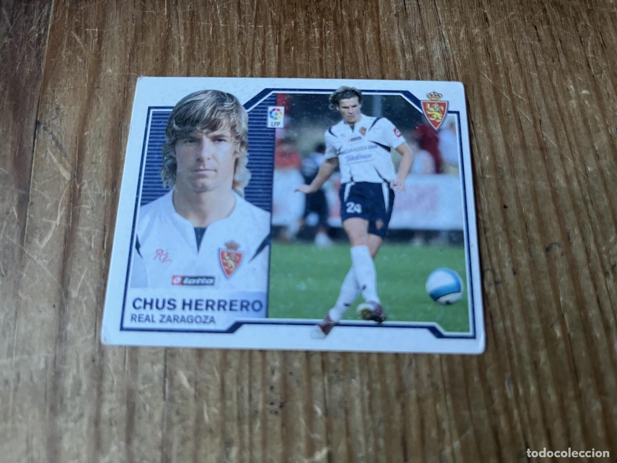Figurine di Calcio: CROMO SIN PEGAR NUNCA PEGADO ALBUM LIGA ESTE 07 08 2007 2008 ZARAGOZA CHUS HERRERO