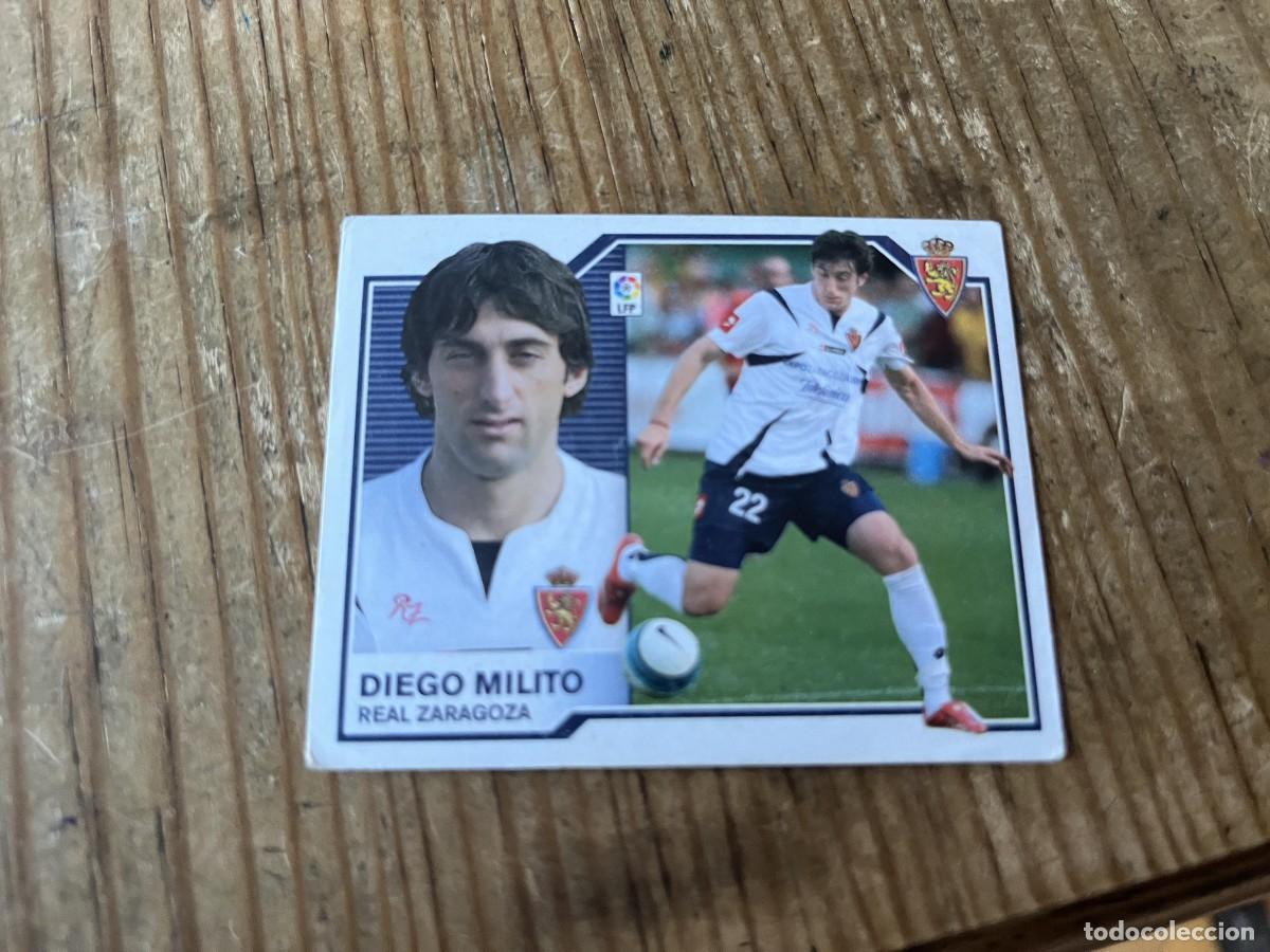 Figurine di Calcio: CROMO SIN PEGAR NUNCA PEGADO ALBUM LIGA ESTE 07 08 2007 2008 ZARAGOZA DIEGO MILITO