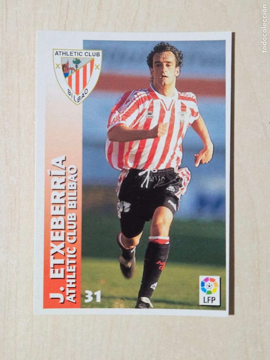 Cromos de F&uacute;tbol: FICHA N&ordm; 31 ETXEBERRIA - CHUPA CHUPS 1998-1999, 98-99 - ATHLETIC DE BILBAO - NUEVO