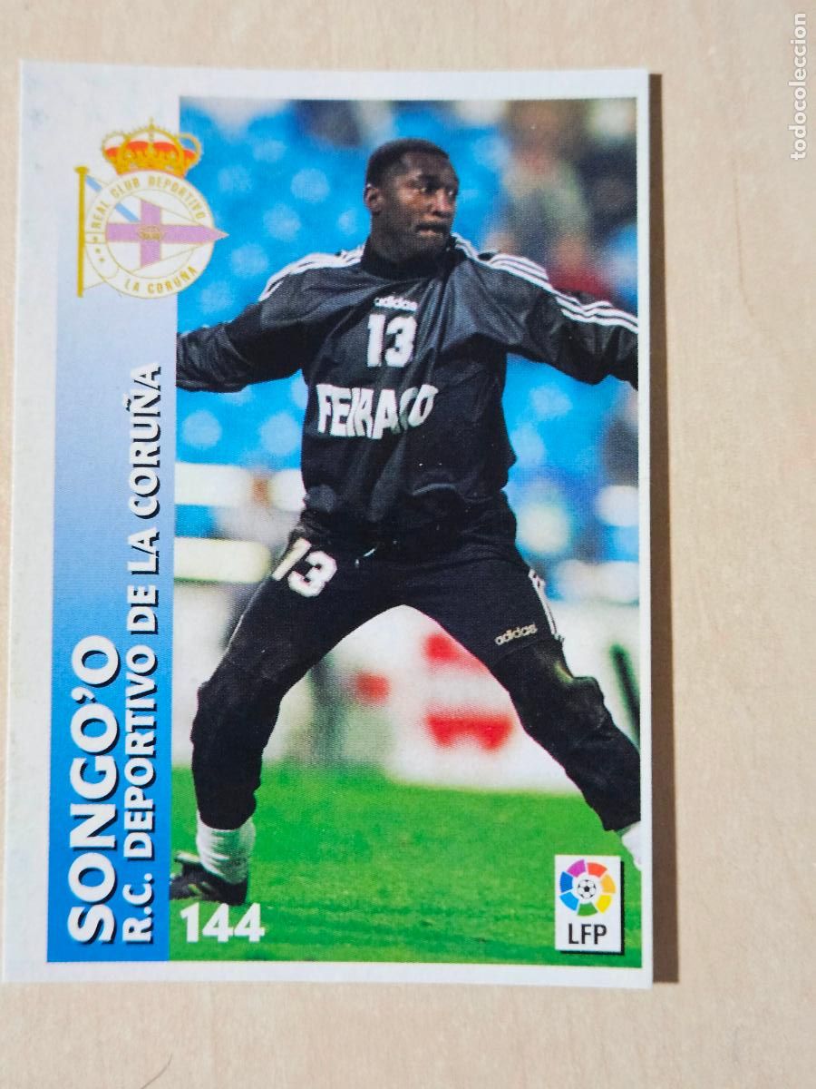 Cromos de F&uacute;tbol: FICHA N&ordm; 144 SONGOO - CHUPA CHUPS 1998-1999, 98-99 - DEPORTIVO DE LA CORU&Ntilde;A - NUEVO