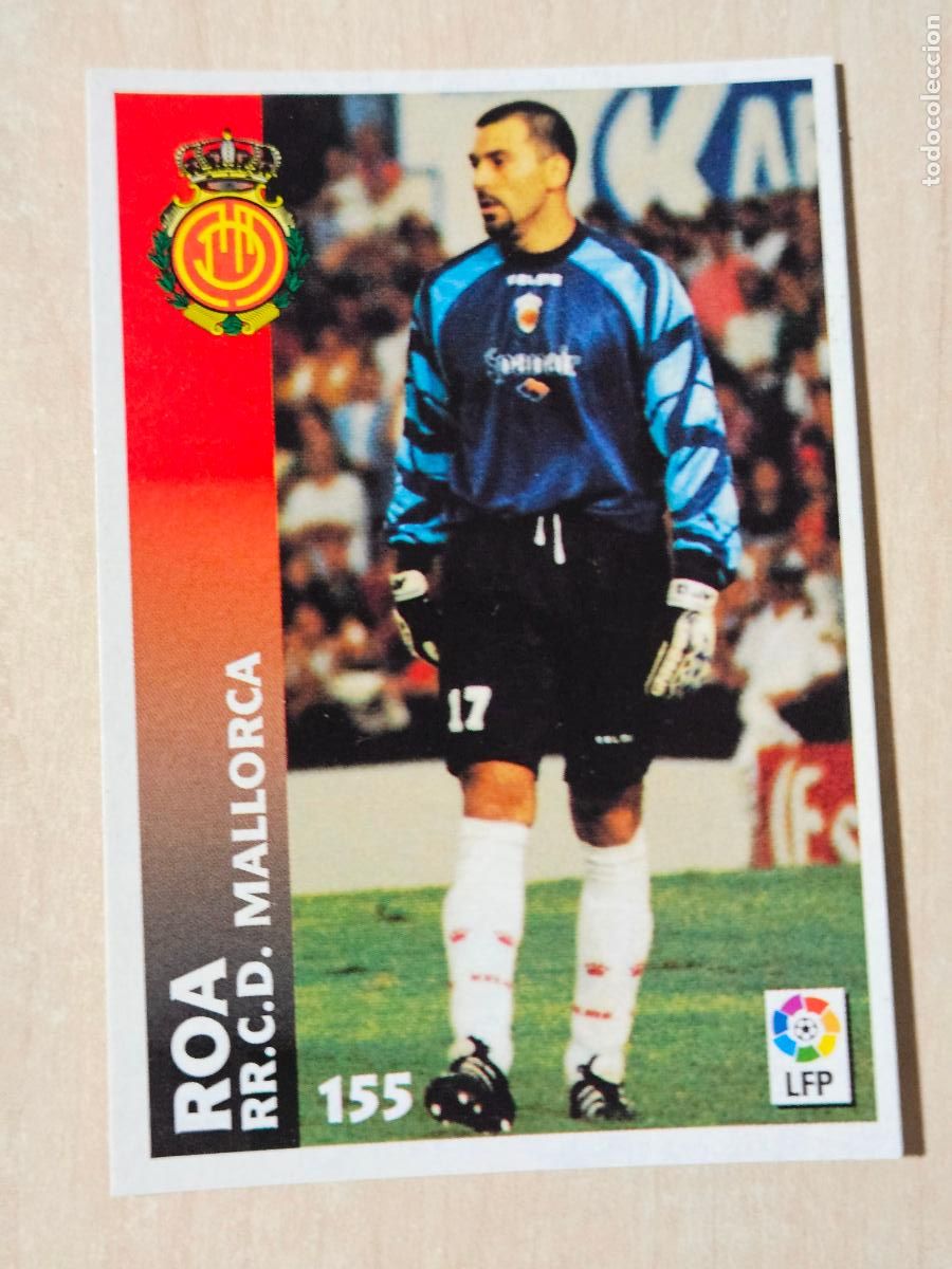 Football Stickers: FICHA N&ordm; 155 ROA - CHUPA CHUPS 1998-1999, 98-99 - MALLORCA - NUEVO